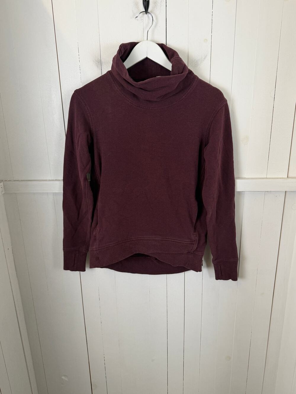 Lululemon Red Cotton Pullover Sweatshirt Size 4